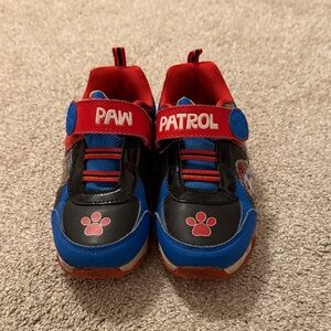 Paw Patrol Kids Sneakers - Red, Blue, and Black